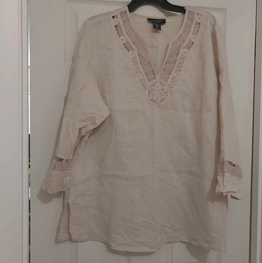 100% Ramie Silkland blouse